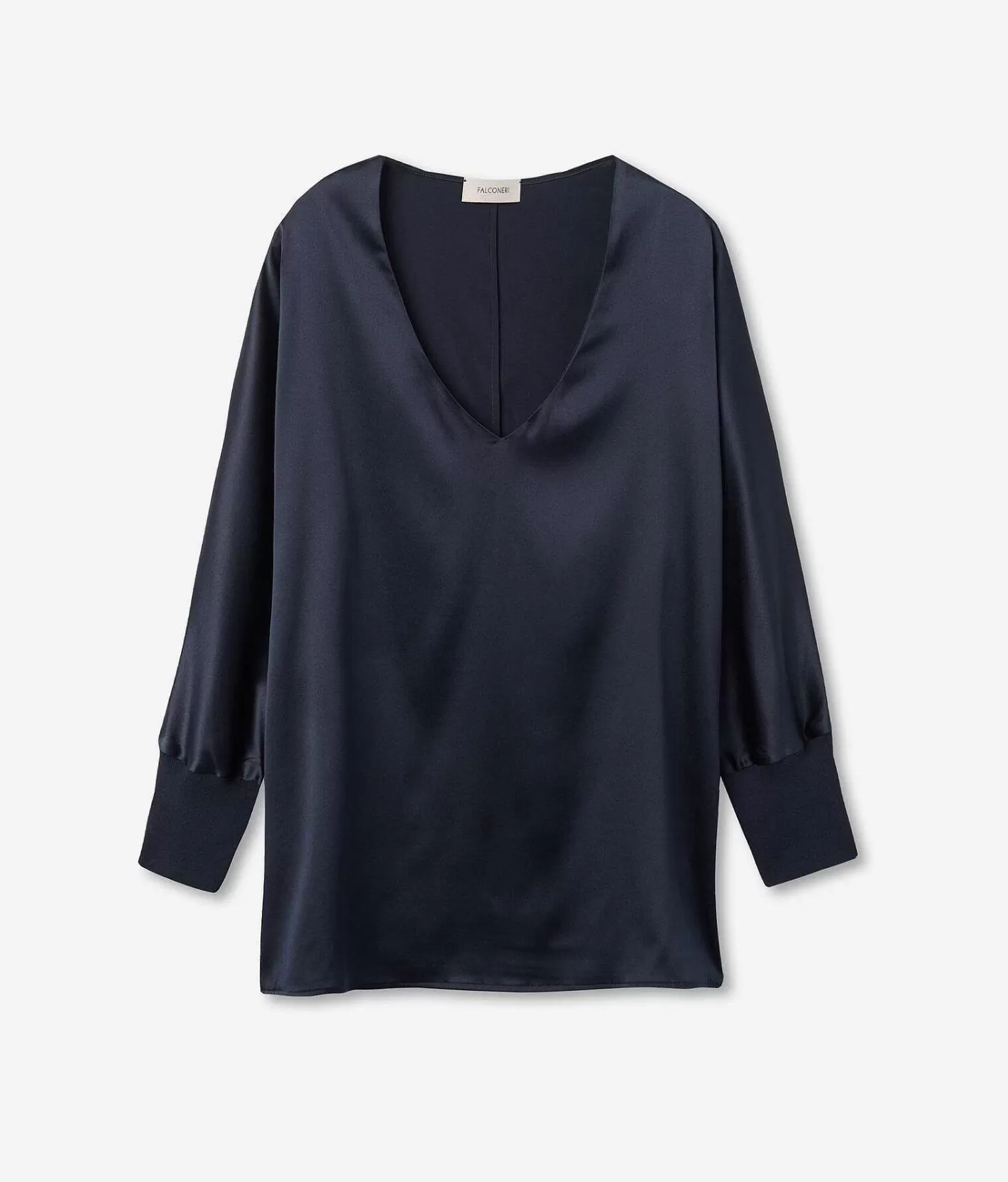 Falconeri Blusa Scollo V In Seta Best