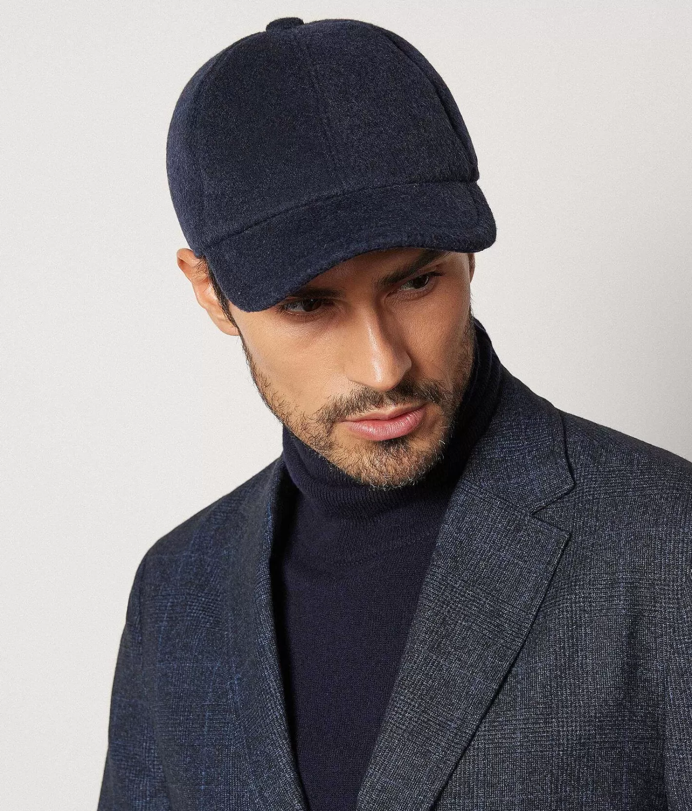 Falconeri Cappello Baseball In Tessuto Cashmere New