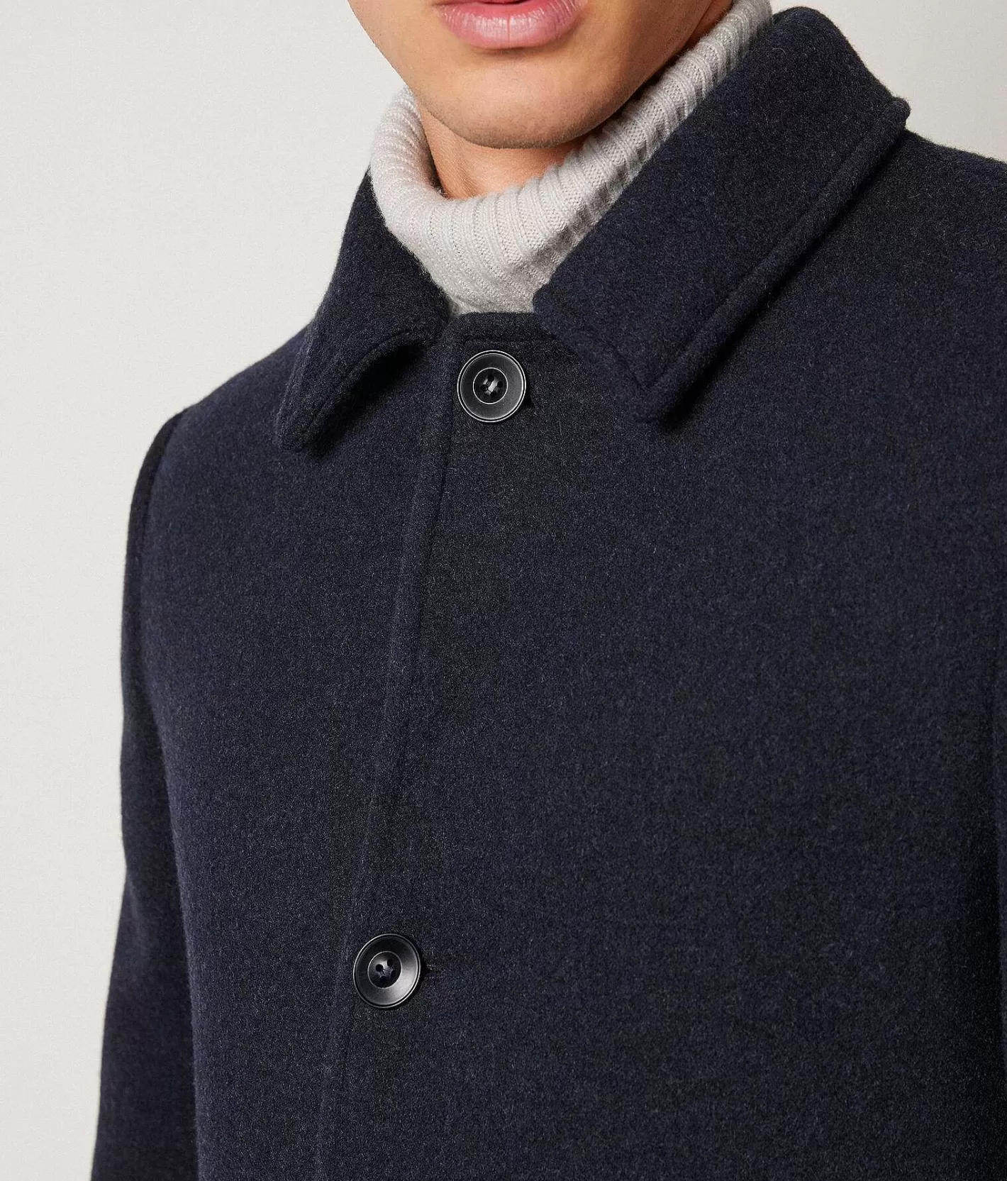 Falconeri Cappotto Monopetto In Cashmere Ultrasoft Outlet