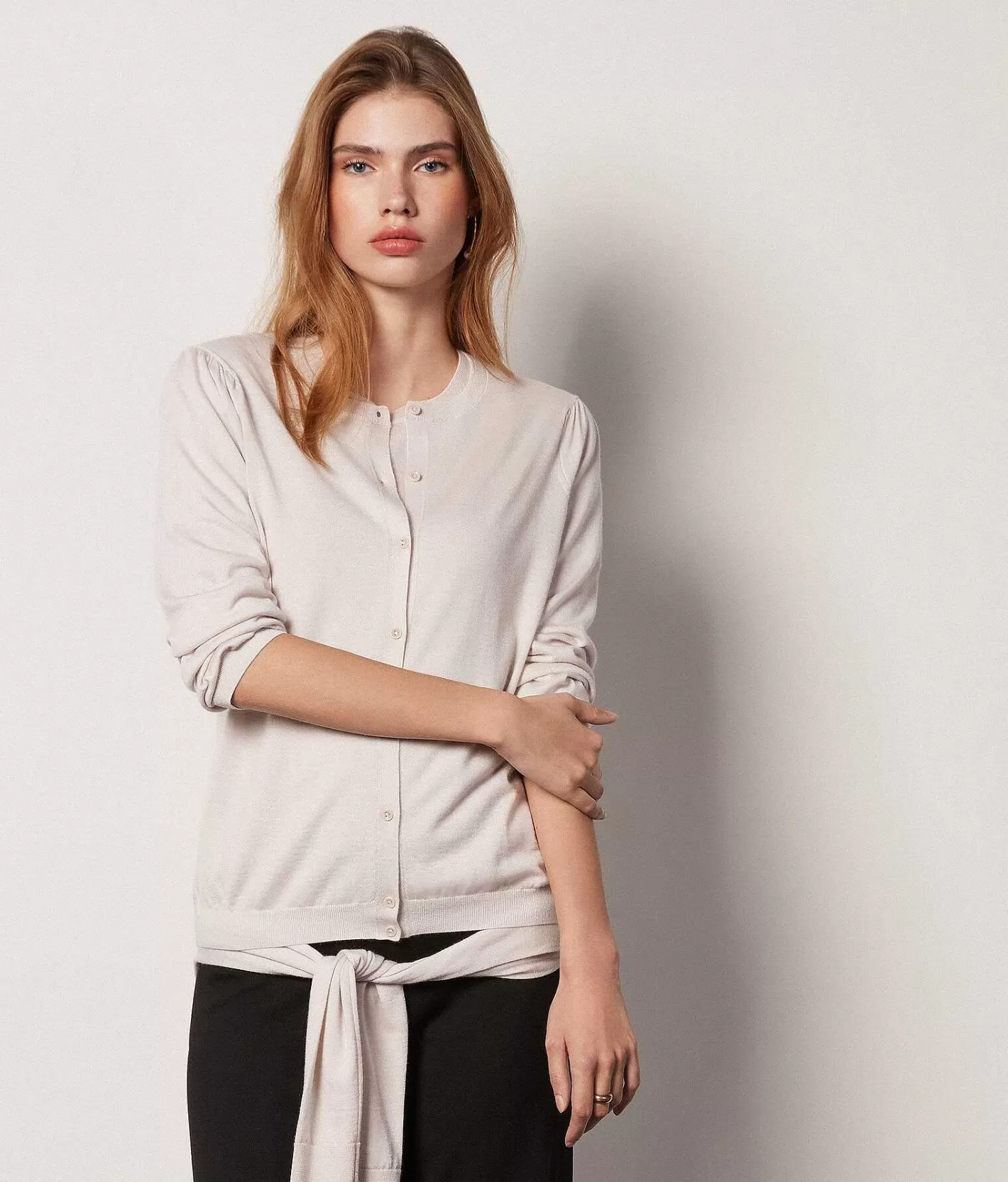 Falconeri Cardigan In Cashmere Ultrafine Con Arriccio Store