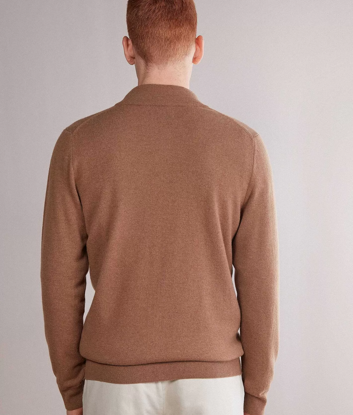 Falconeri Cardigan Zip Intera In Cashmere Ultrasoft Store