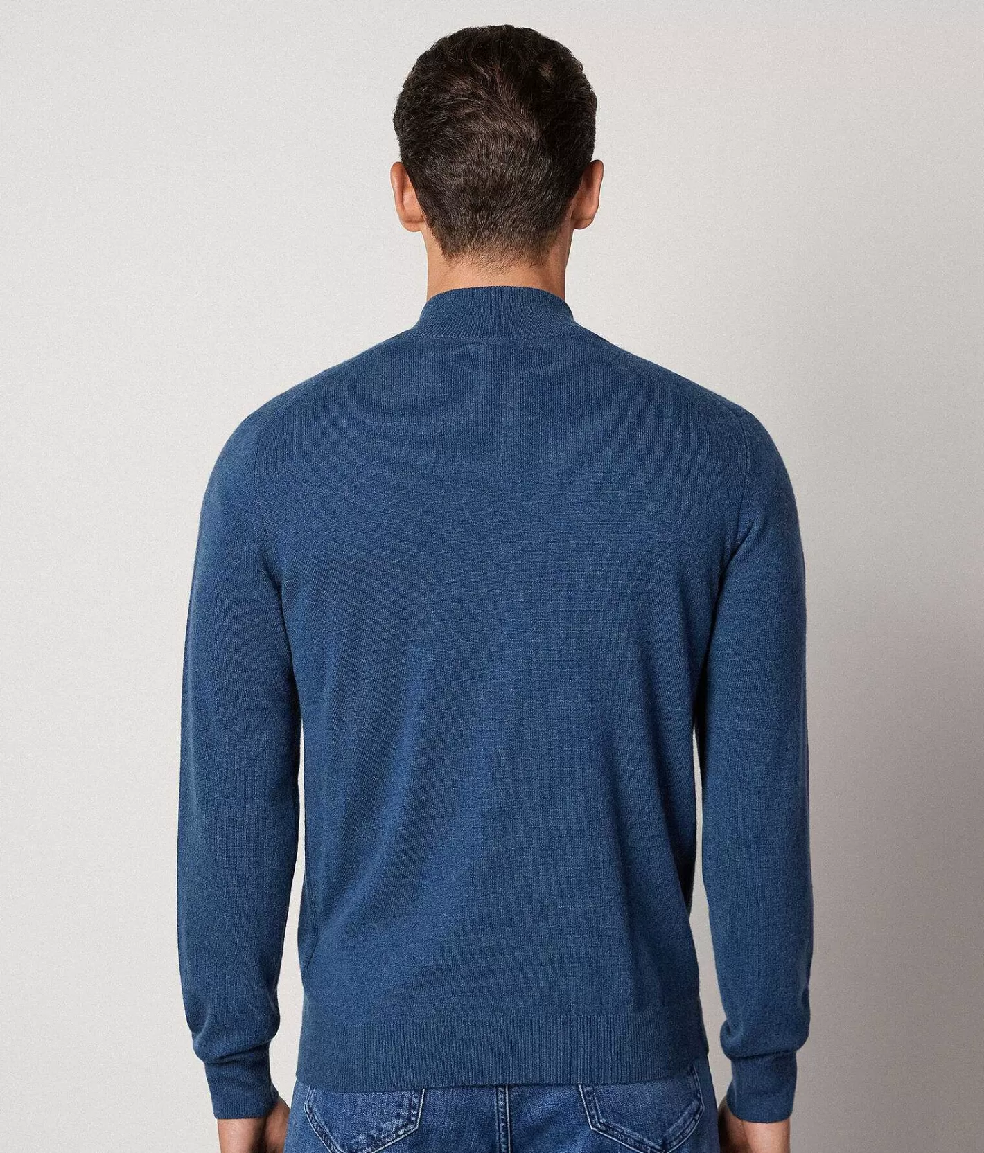 Falconeri Cardigan Zip Intera In Cashmere Ultrasoft Hot