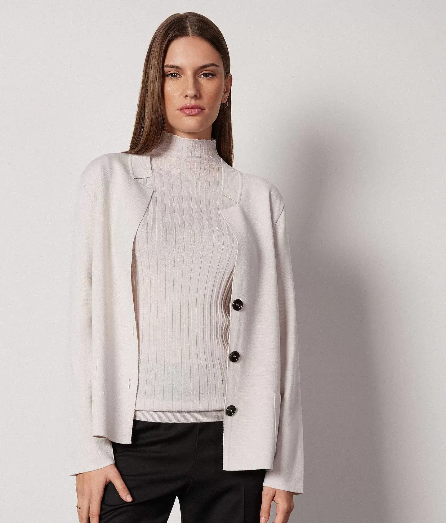 Falconeri Dolcevita In Cashmere Ultrafine Costa Piatta Clearance