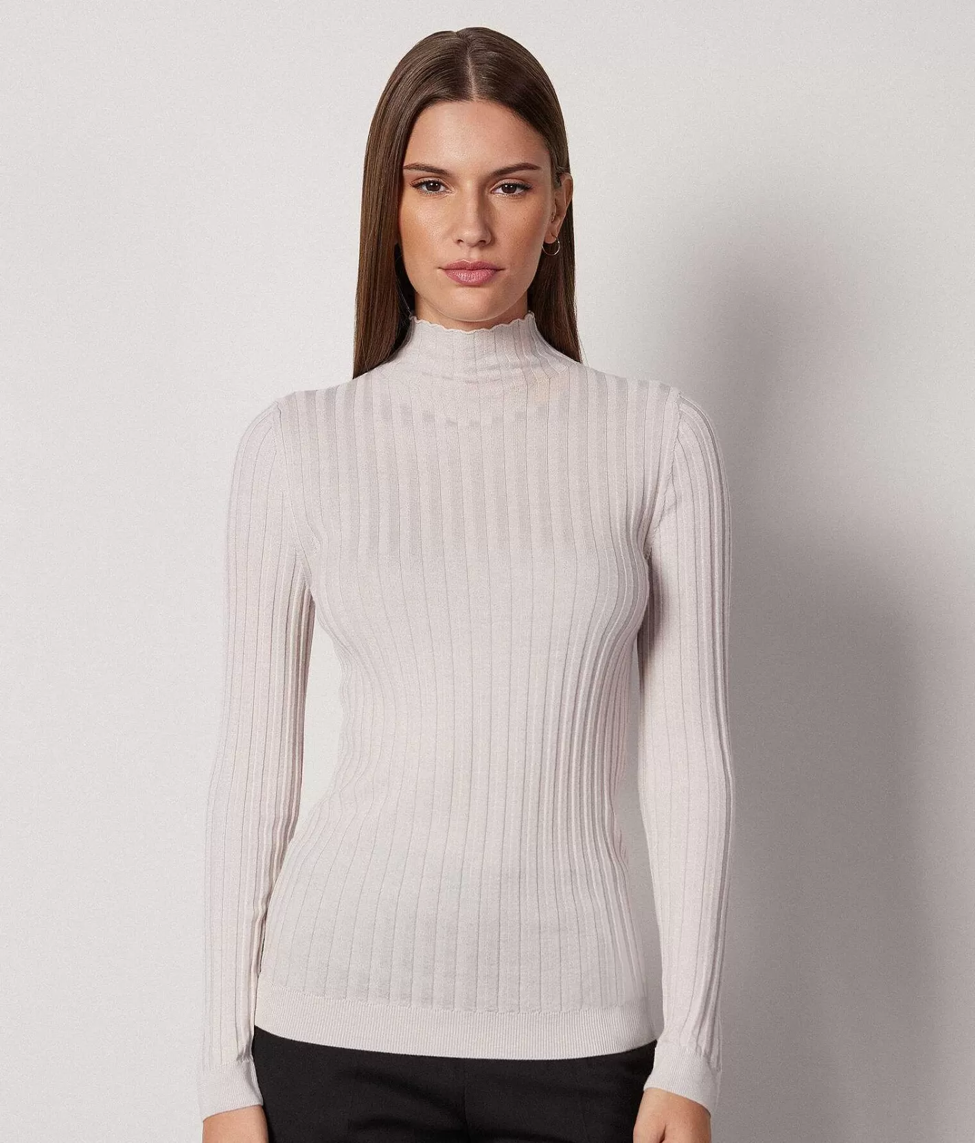 Falconeri Dolcevita In Cashmere Ultrafine Costa Piatta Clearance