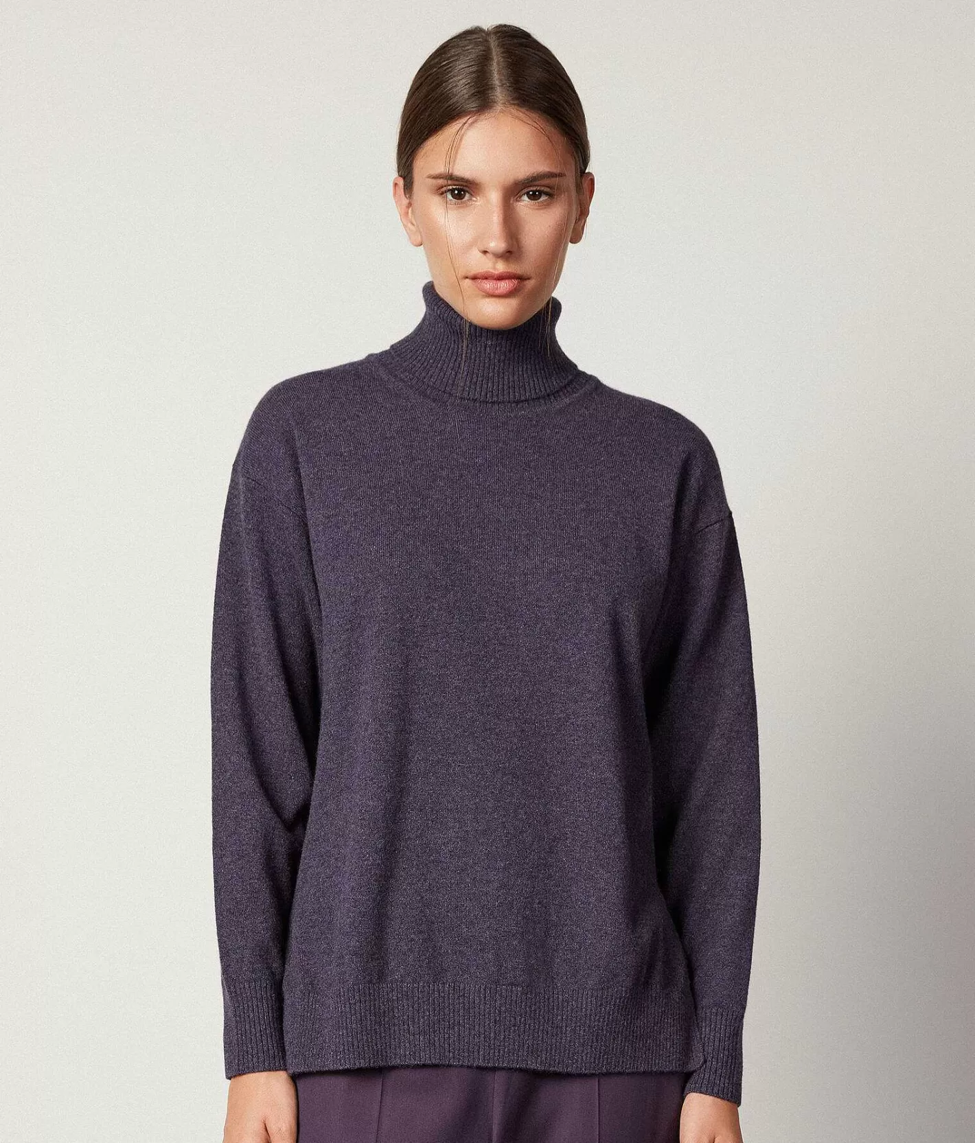 Falconeri Dolcevita In Cashmere Ultrasoft Con Spacchi Clearance