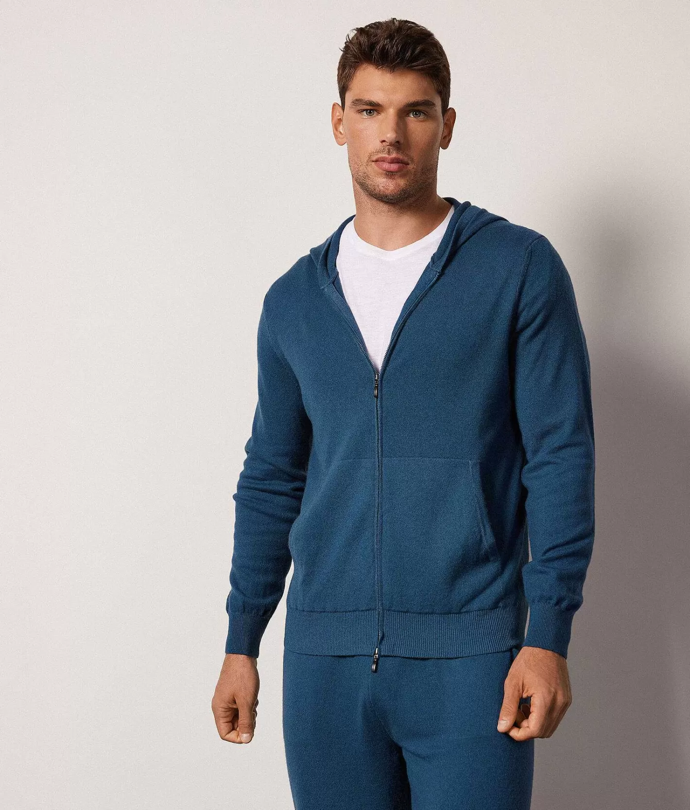 Falconeri Felpa Full Zip In Cashmere Ultrasoft Sale