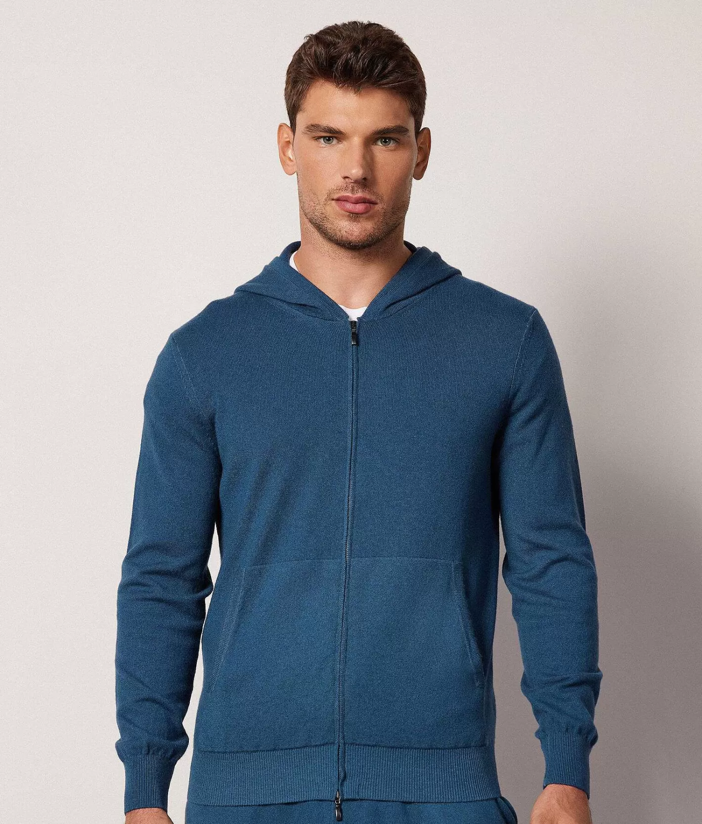 Falconeri Felpa Full Zip In Cashmere Ultrasoft Sale