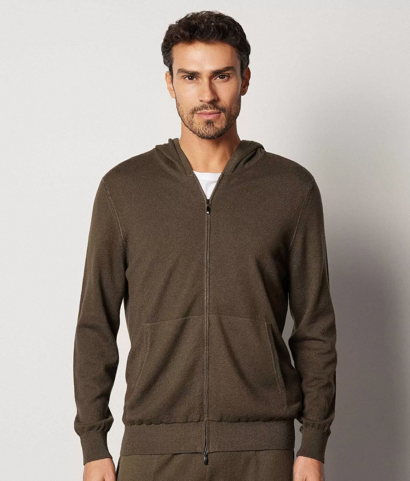 Falconeri Felpa Full Zip In Cashmere Ultrasoft Store