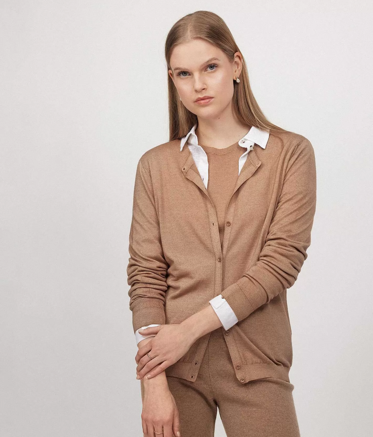 Falconeri Golfino Girocollo In Cashmere Ultrafine Best Sale