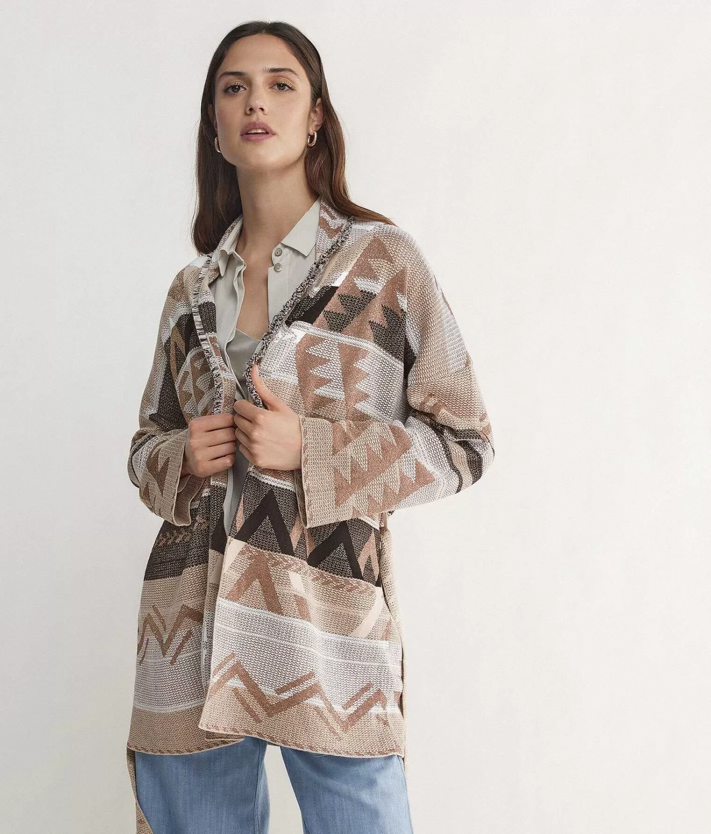 Falconeri Kimono Jacquard Lame Shop