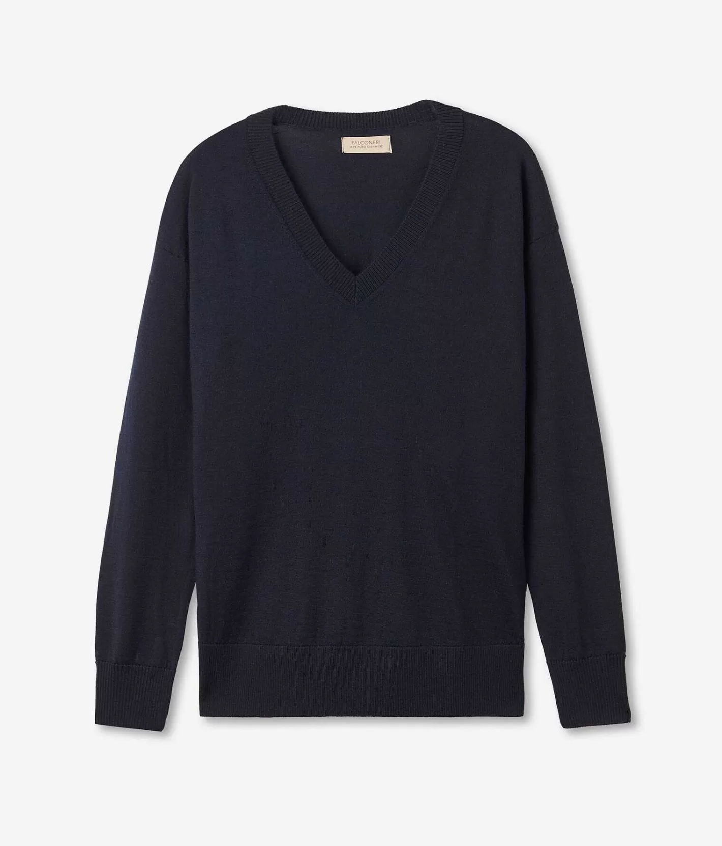 Falconeri Maglia A Scollo A V In Cashmere Con Spacchi Cheap