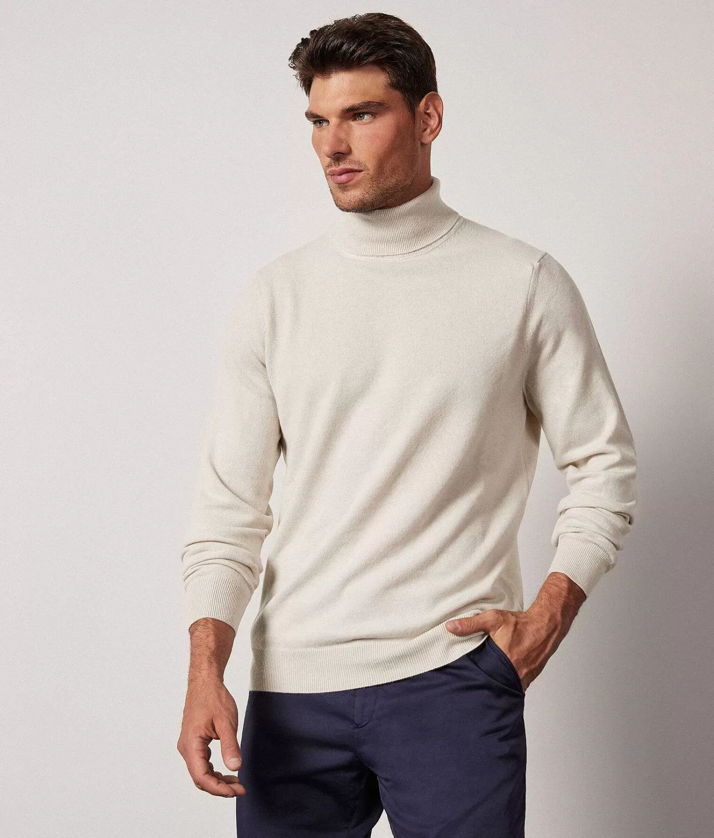 Falconeri Maglia Dolcevita In Cashmere Ultrasoft New