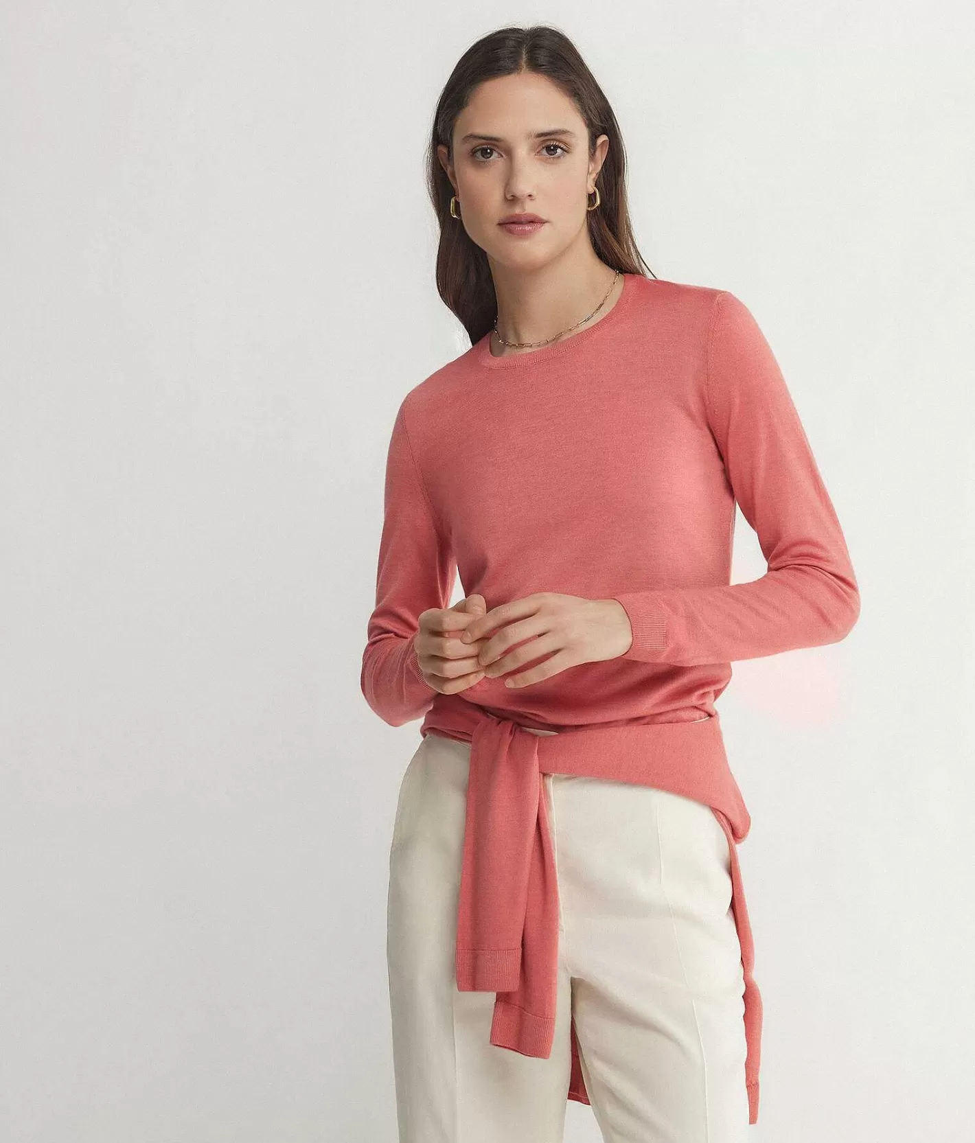 Falconeri Maglia Girocollo In Cashmere Ultrafine Sale