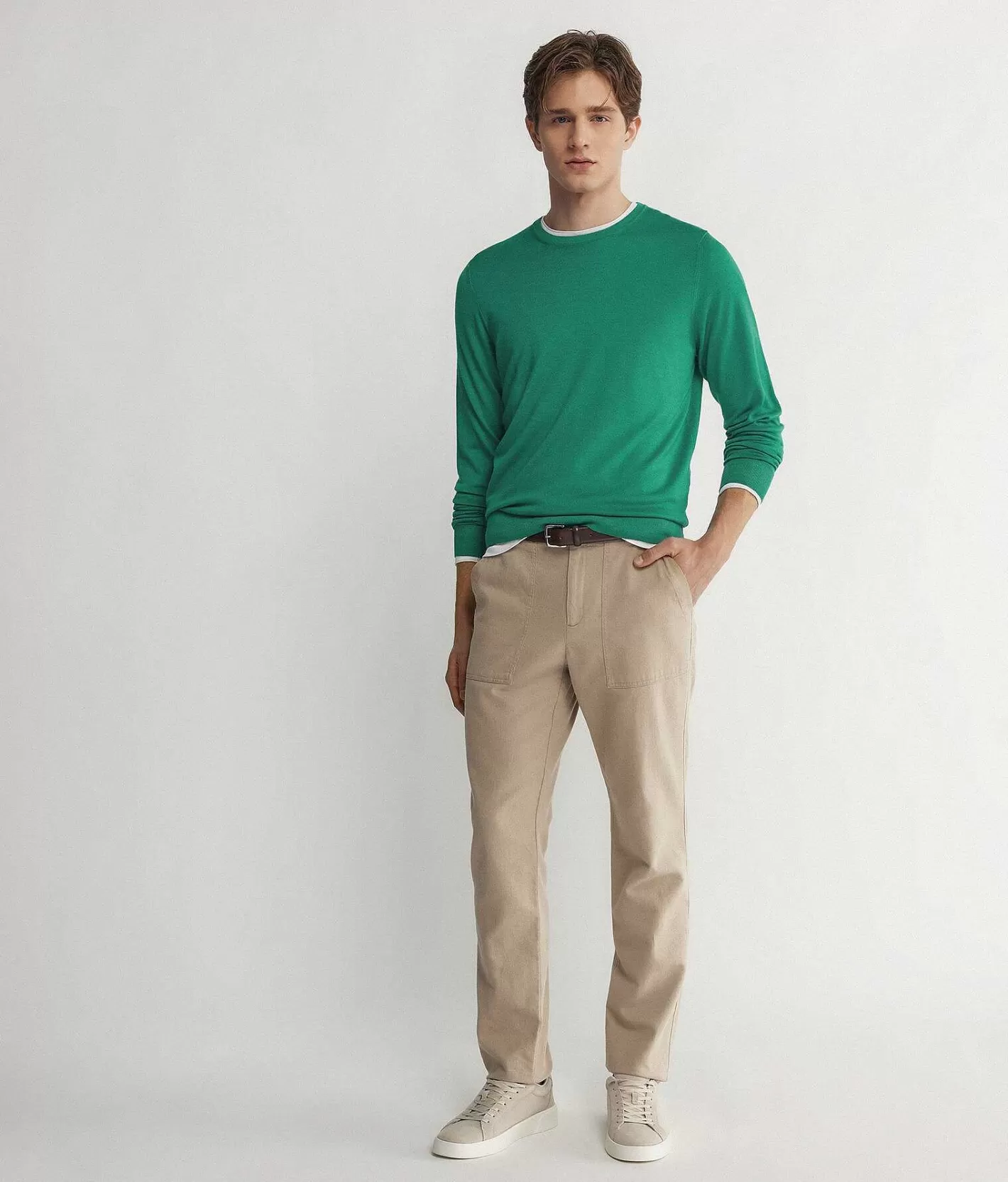 Falconeri Maglia Girocollo In Cashmere Ultrafine Online