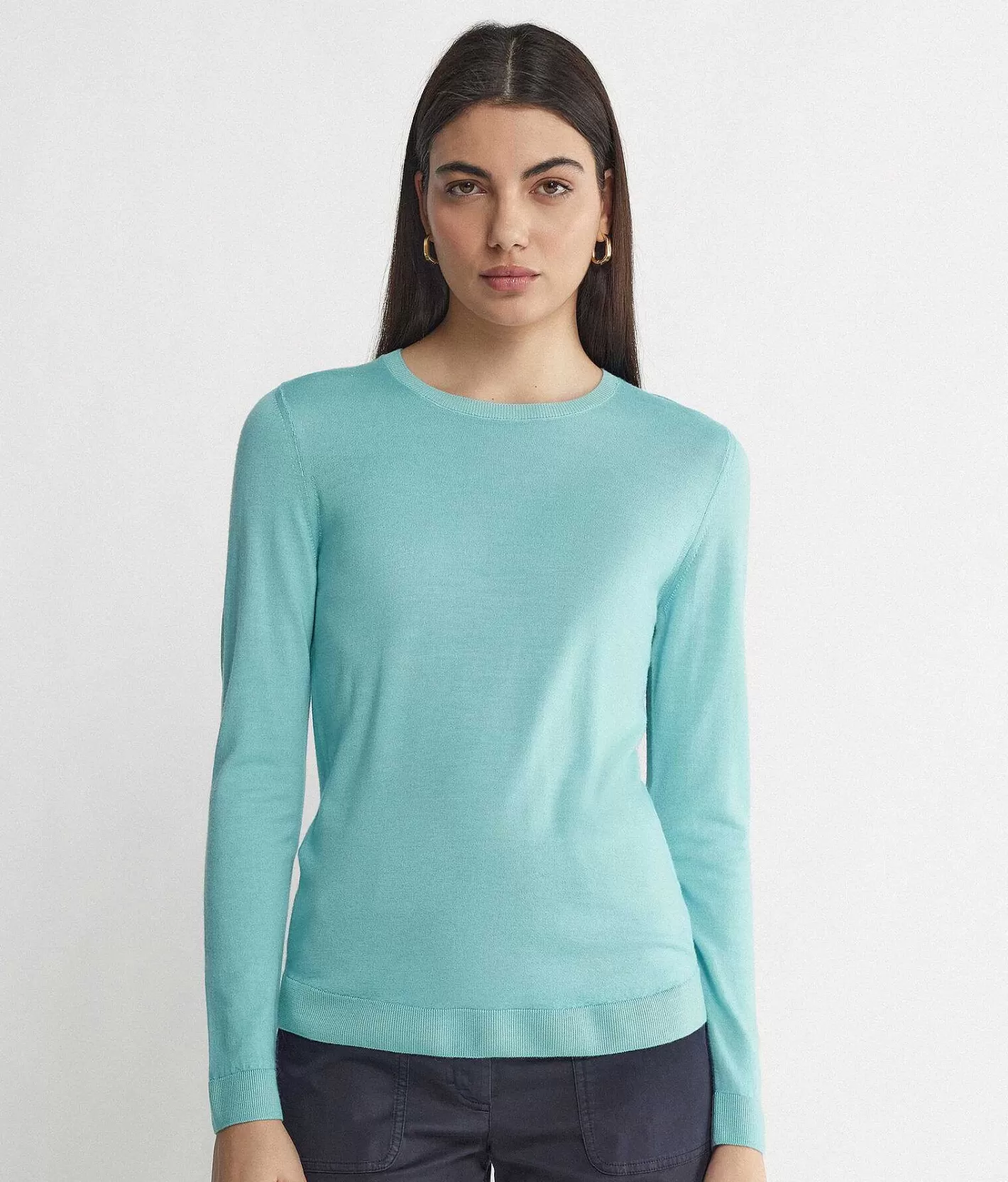 Falconeri Maglia Girocollo In Cashmere Ultrafine Cheap