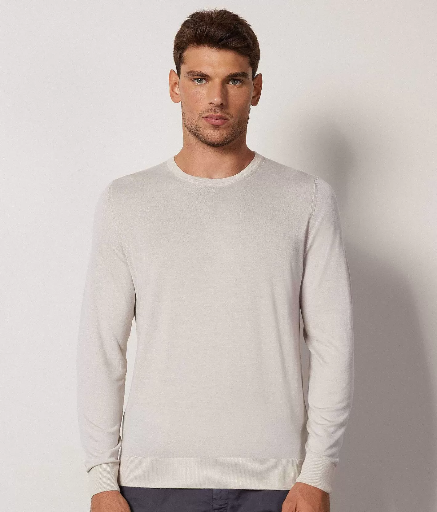 Falconeri Maglia Girocollo In Cashmere Ultrafine Shop