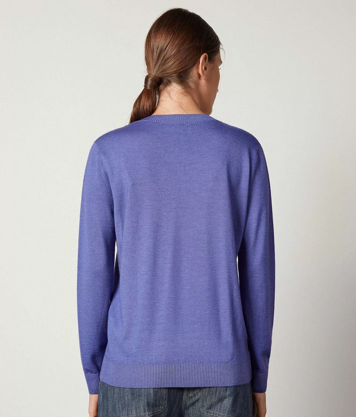 Falconeri Maglia Girocollo In Cashmere Ultrafine Sale