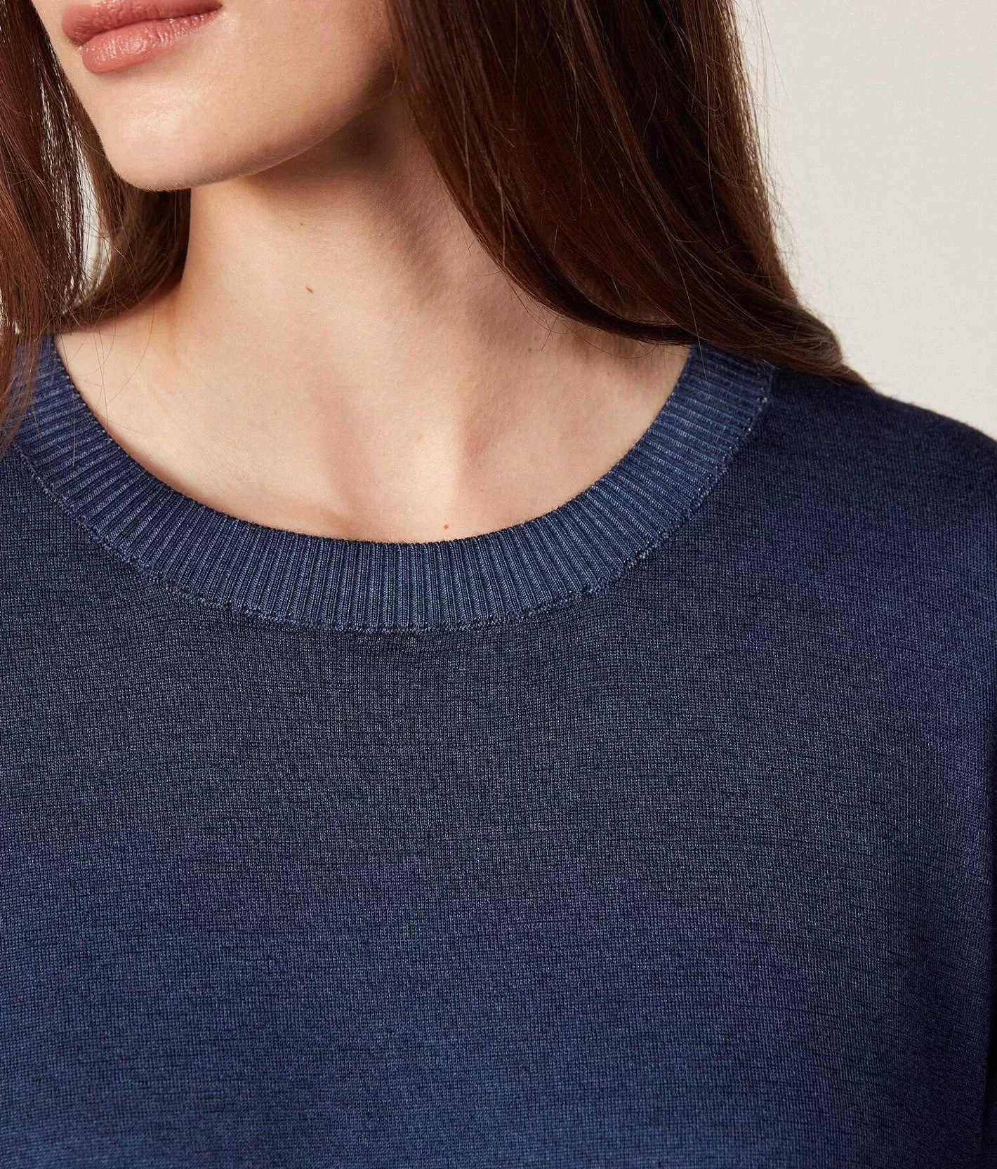 Falconeri Maglia Girocollo In Cashmere Ultrafine Sale