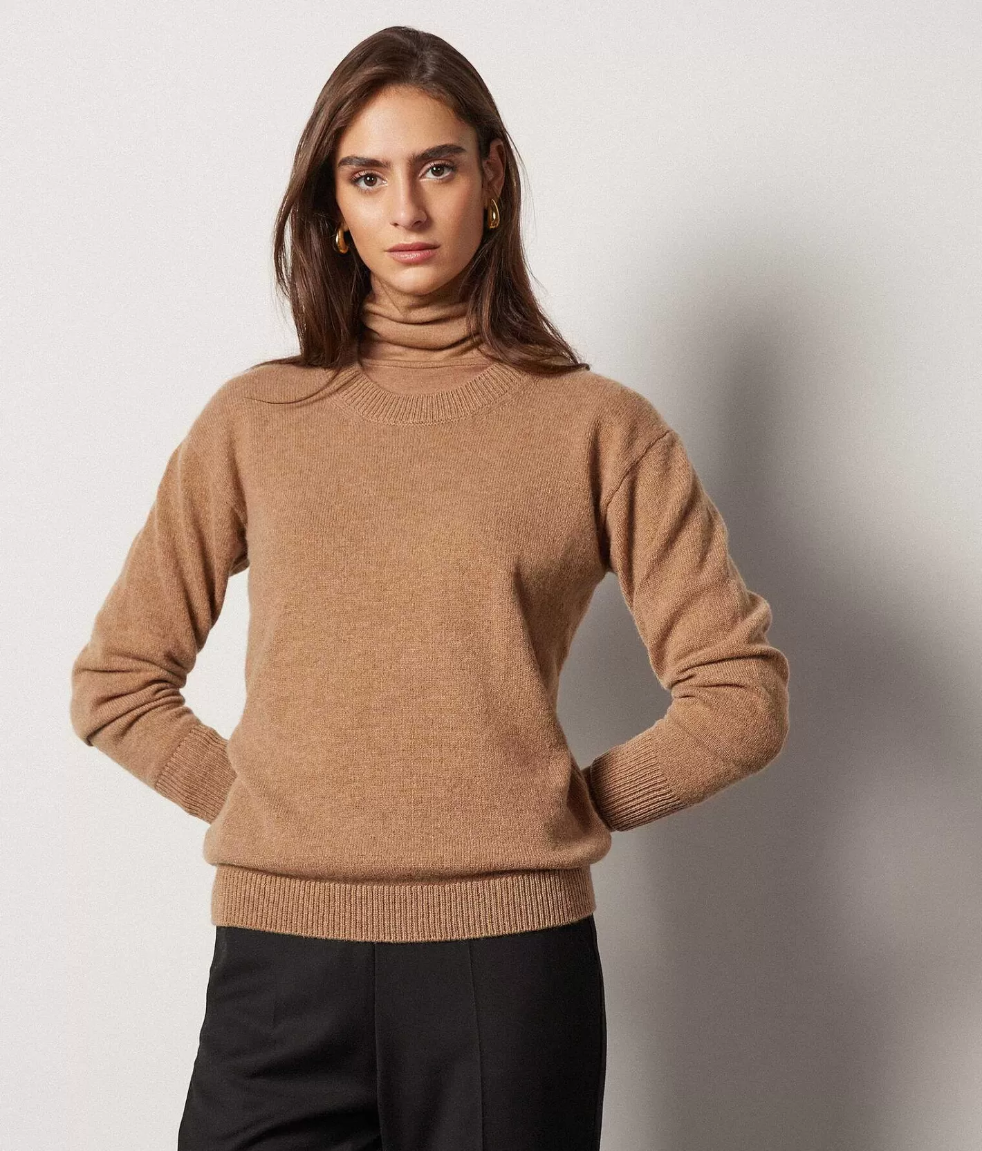 Falconeri Maglia Girocollo In Cashmere Ultrasoft Online