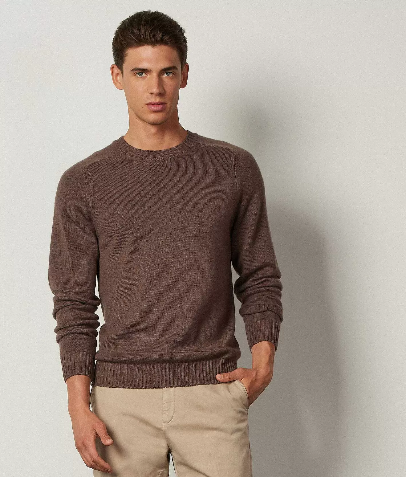 Falconeri Maglia Girocollo In Cashmere Ultrasoft Store