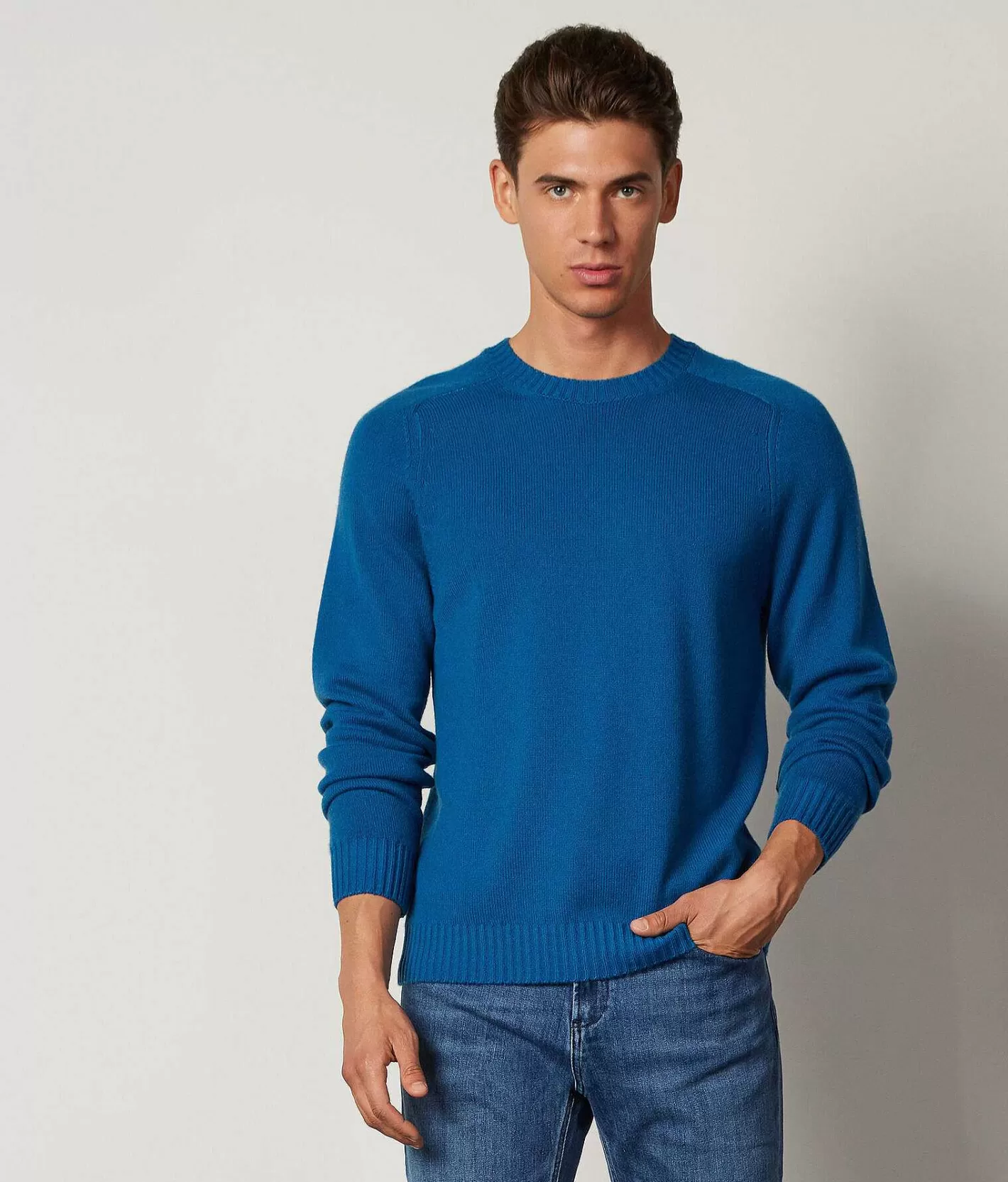 Falconeri Maglia Girocollo In Cashmere Ultrasoft Fashion