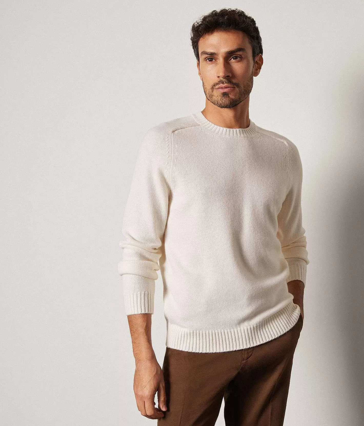 Falconeri Maglia Girocollo In Cashmere Ultrasoft Discount