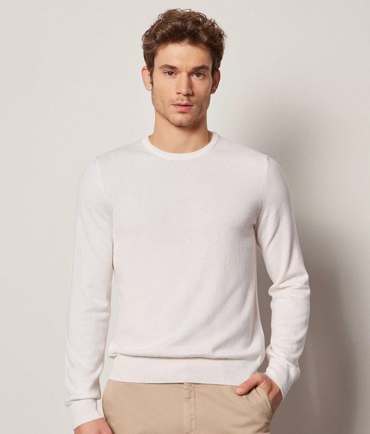 Falconeri Maglia Girocollo In Cashmere Ultrasoft Best Sale