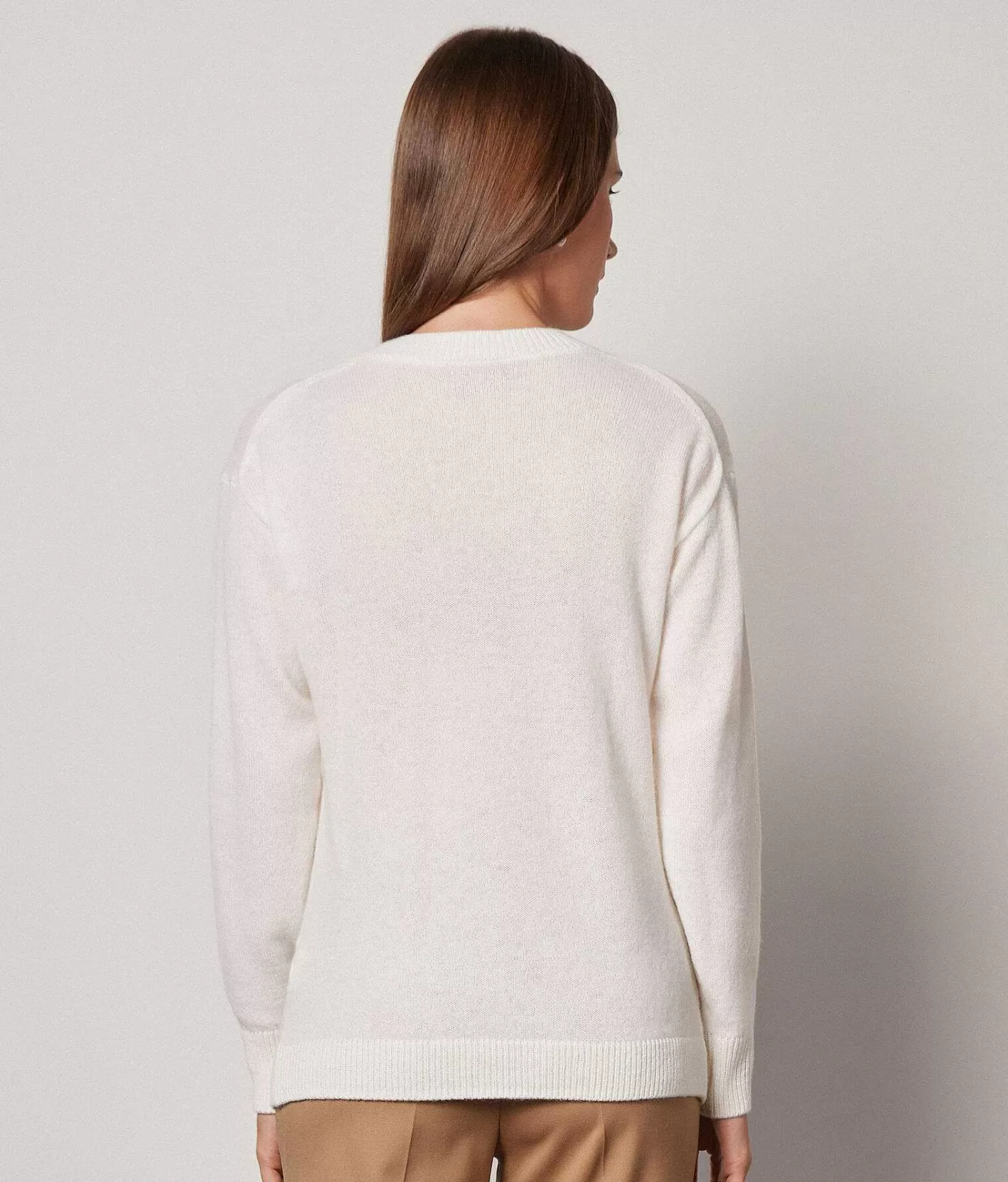 Falconeri Maglia Girocollo In Cashmere Ultrasoft Clearance