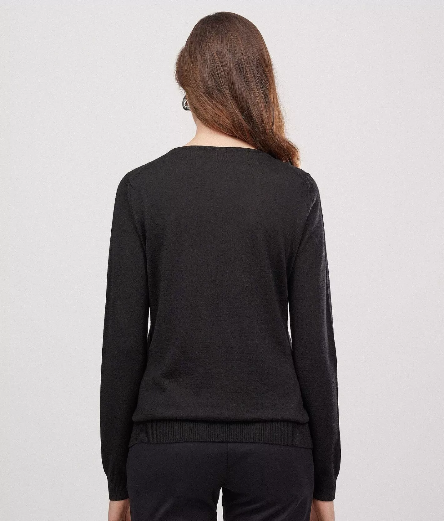 Falconeri Maglia Scollo A V In Cashmere Ultrafine Discount