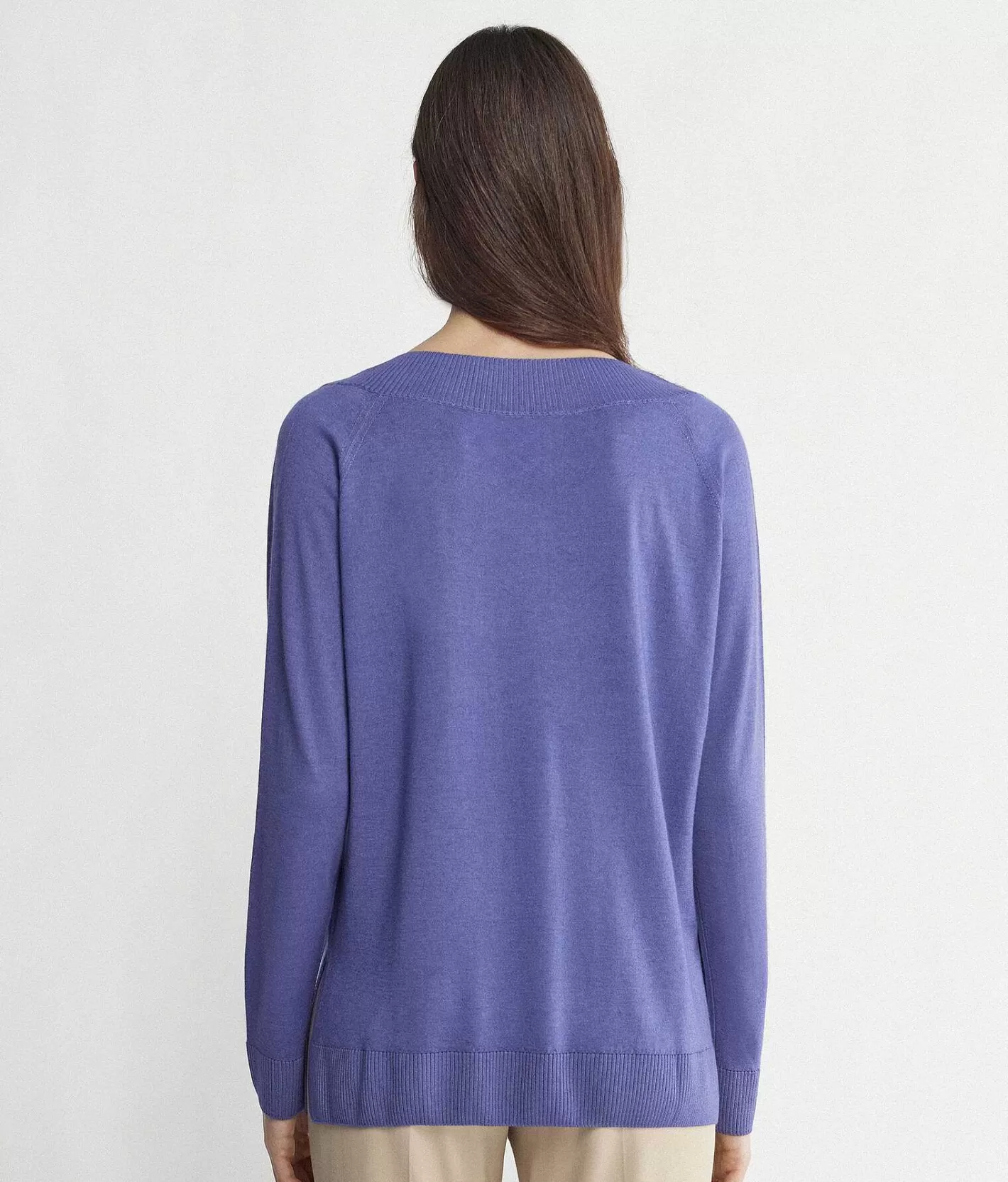 Falconeri Maglia Scollo V In Cashmere Ultrafine Fashion