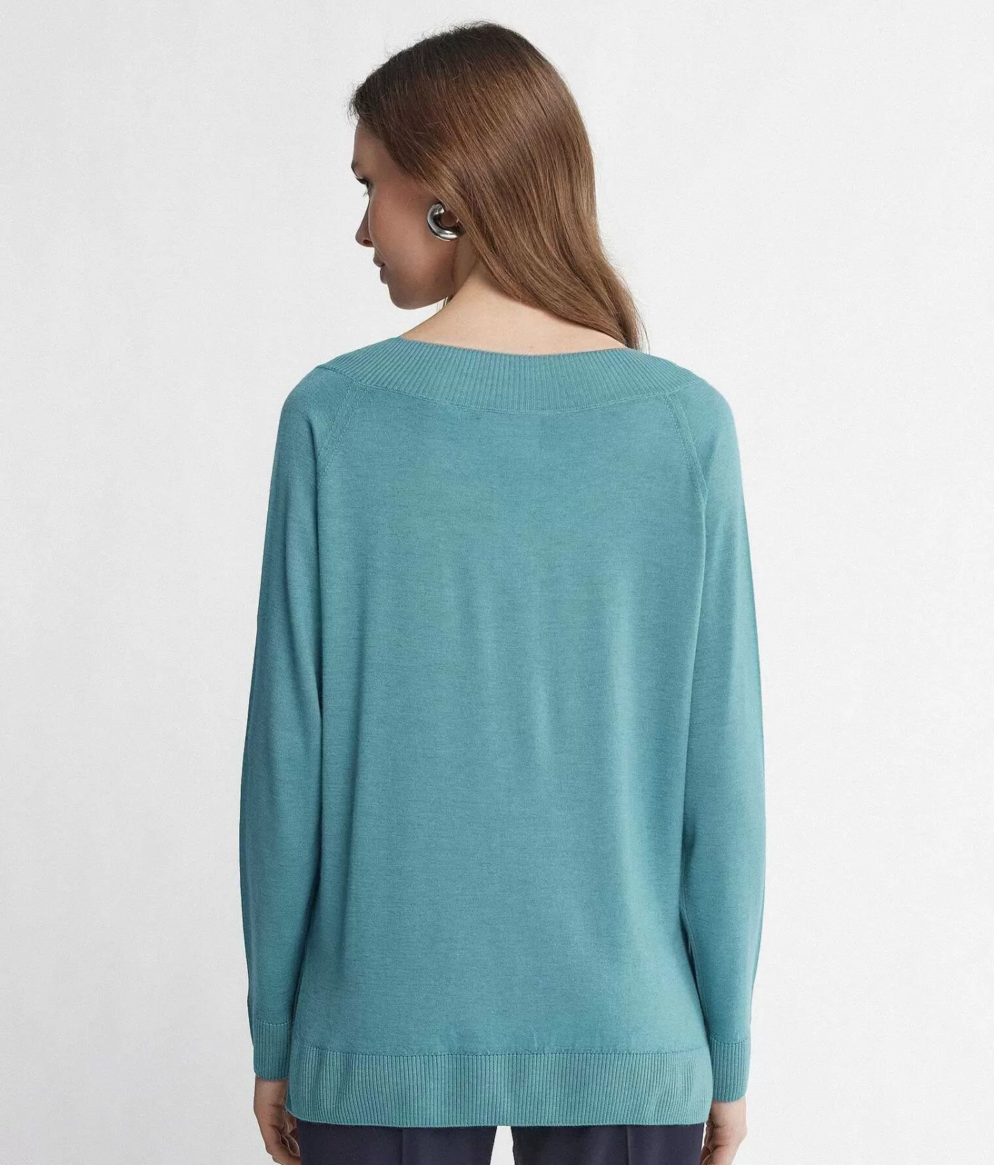 Falconeri Maglia Scollo V In Cashmere Ultrafine Fashion