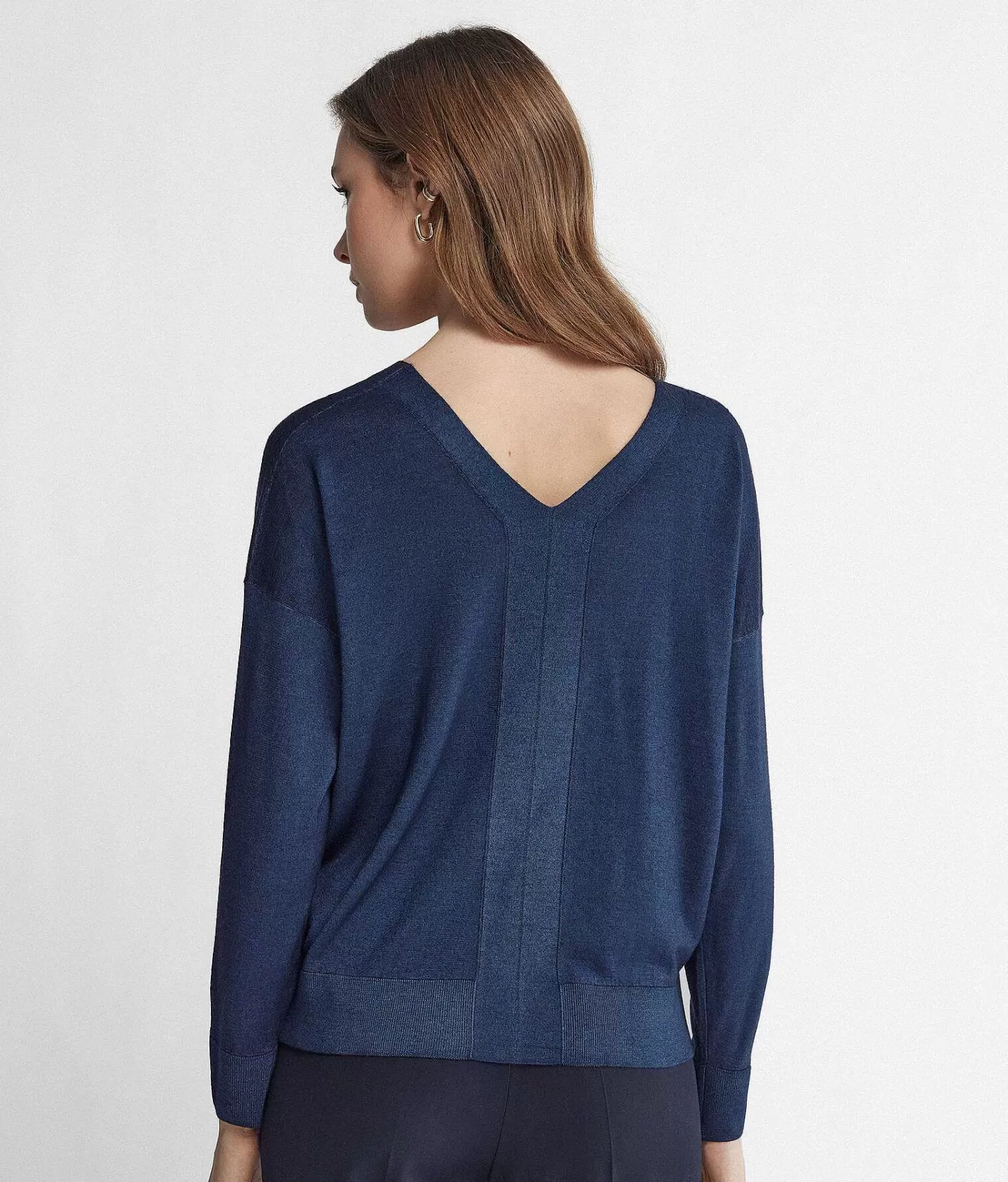 Falconeri Maglia Scollo V In Cashmere Ultrafine Online