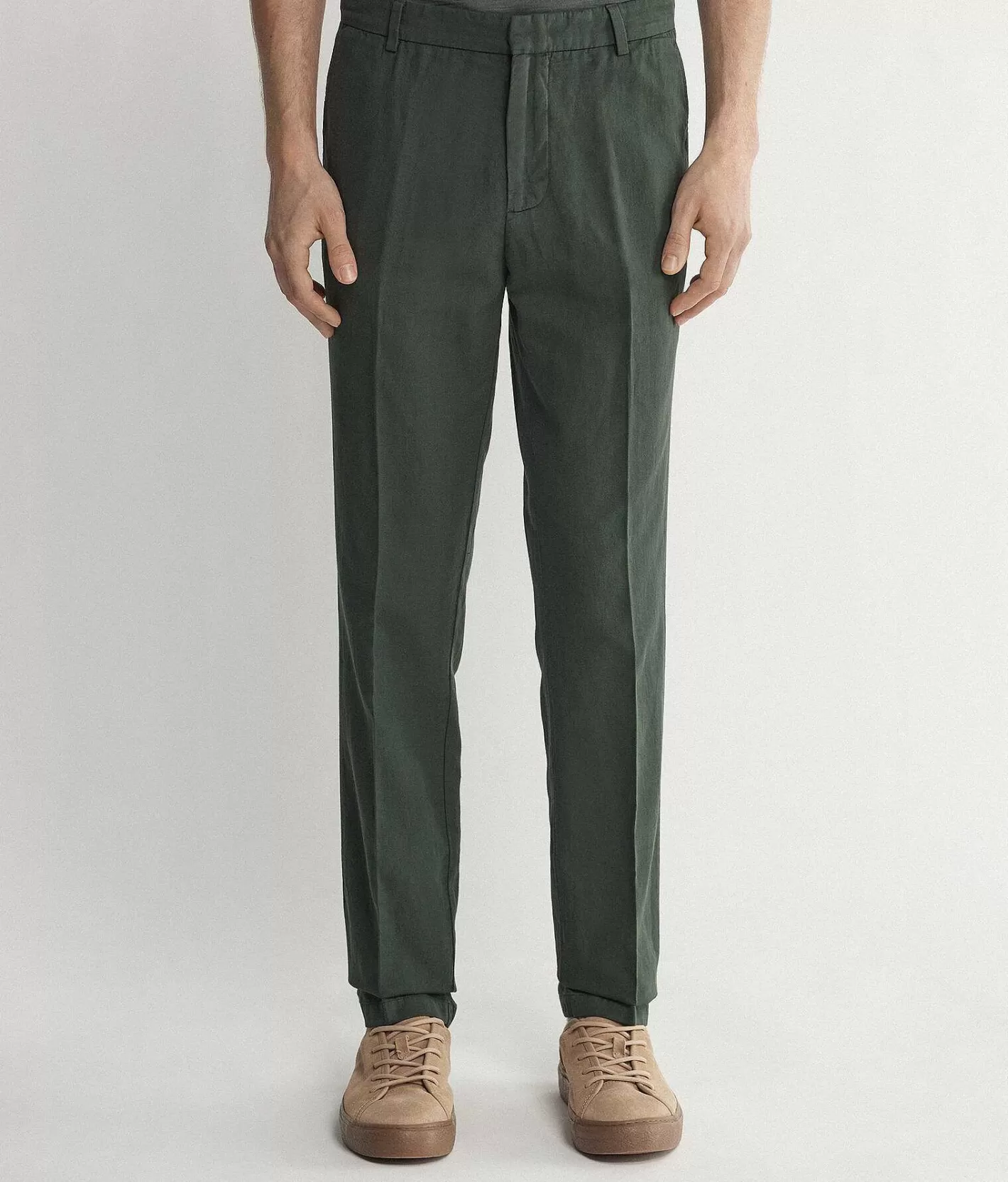 Falconeri Pantalone Chino In Lino Cotone Sale