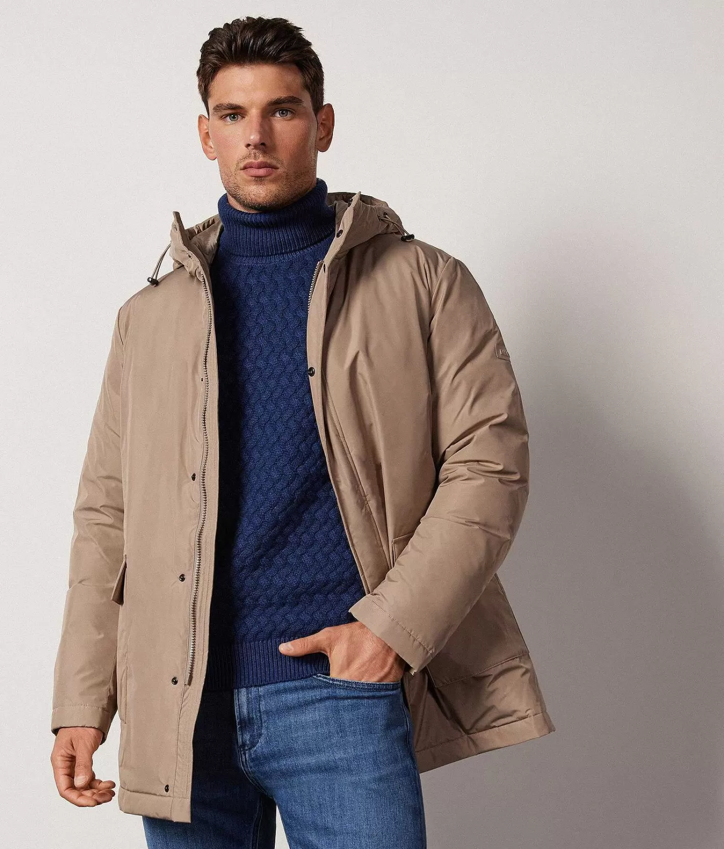 Falconeri Piumino Parka In Cashmere Ultrafine Fashion