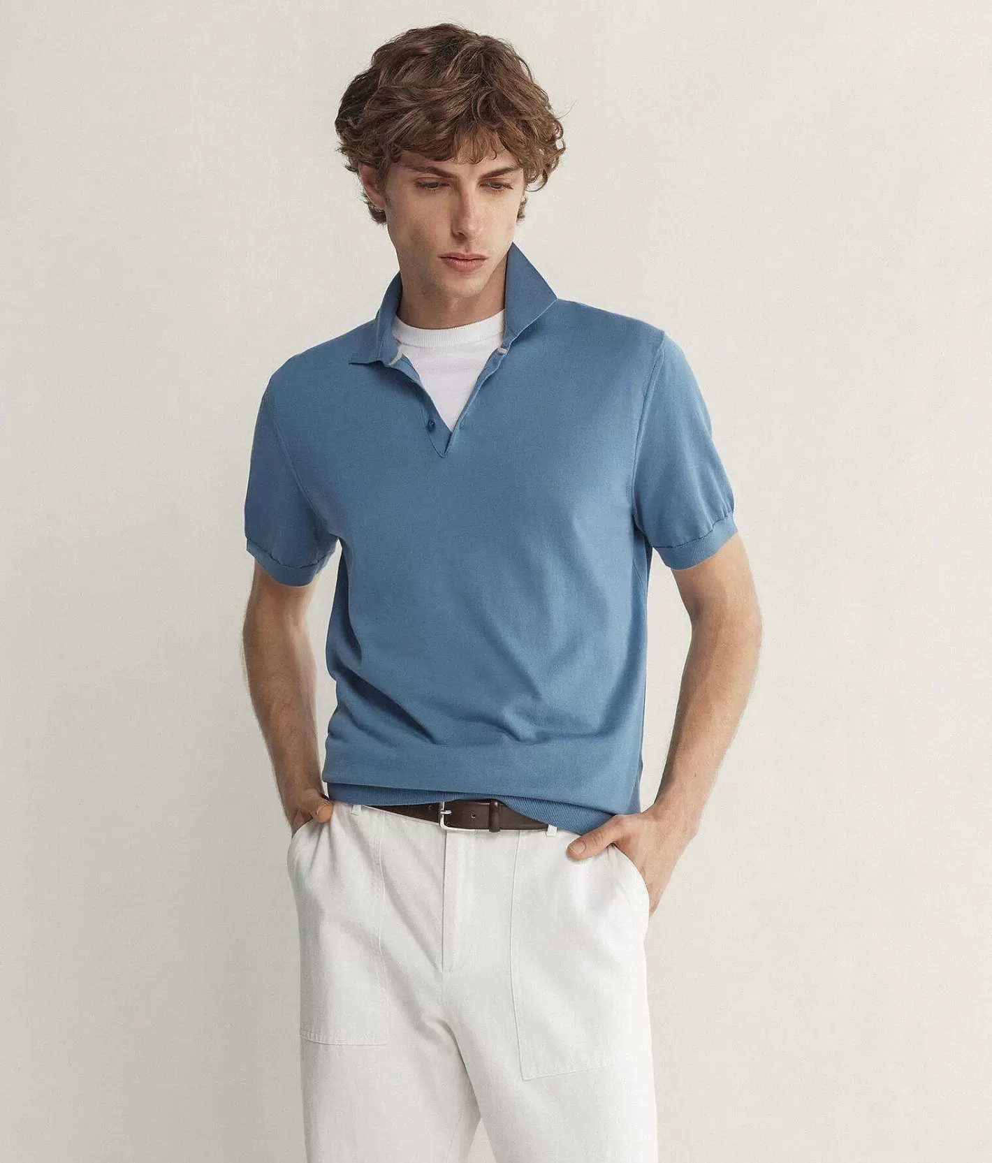 Falconeri Polo A Maniche Corte In Cotone Fresh Flash Sale