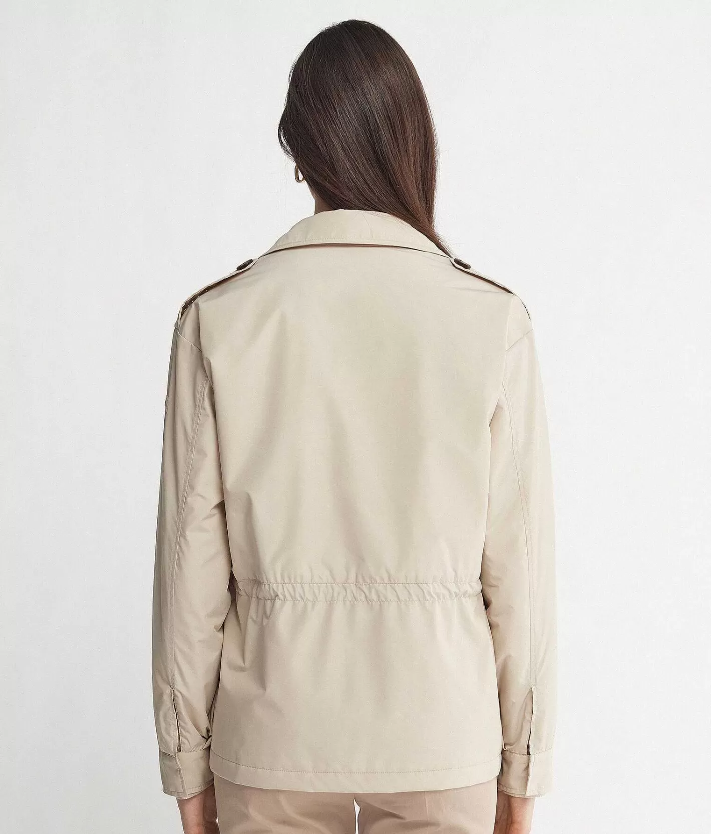 Falconeri Trench Corto Con Interno In Cashmere Discount